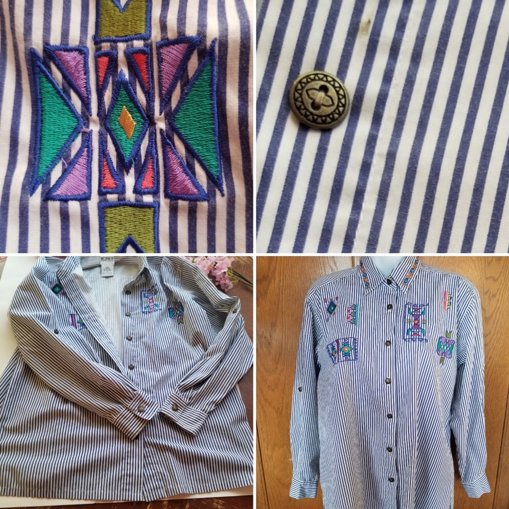 Vintage Koret Francisca Petites Aztec Shir… - Picture 8 of 8